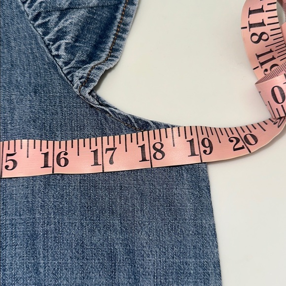 She + Sky Blue Denim Casual Dress - Picture 9 of 9